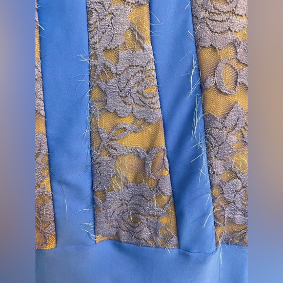 Blue floral jazz costume - Picture 6 of 6